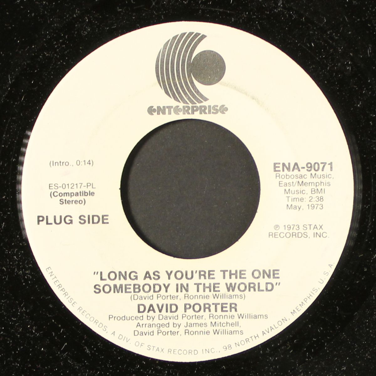 long as you're the one somebody in the world / same by DAVE PORTER