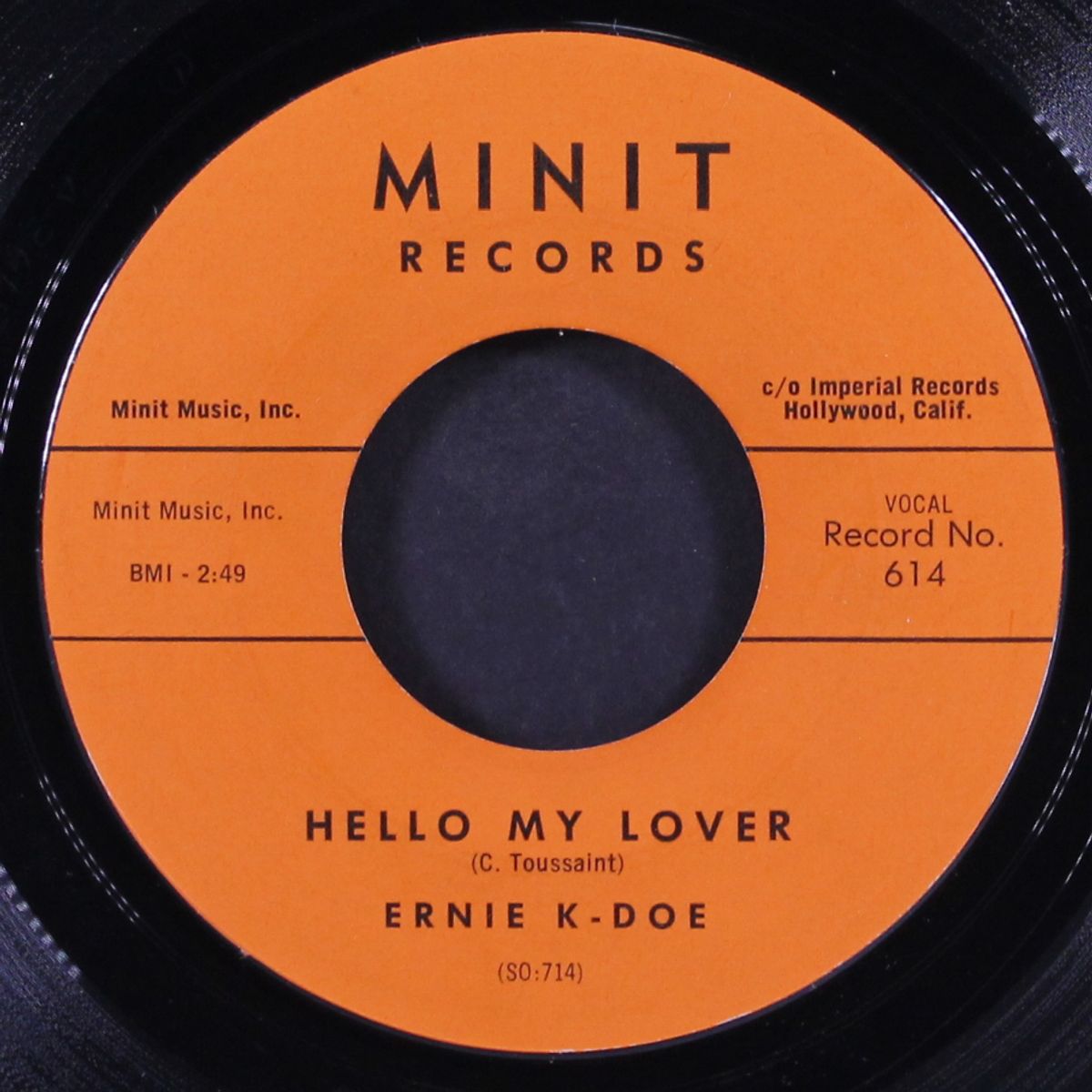 hello my lover / 'taint it the truth by ERNIE K-DOE