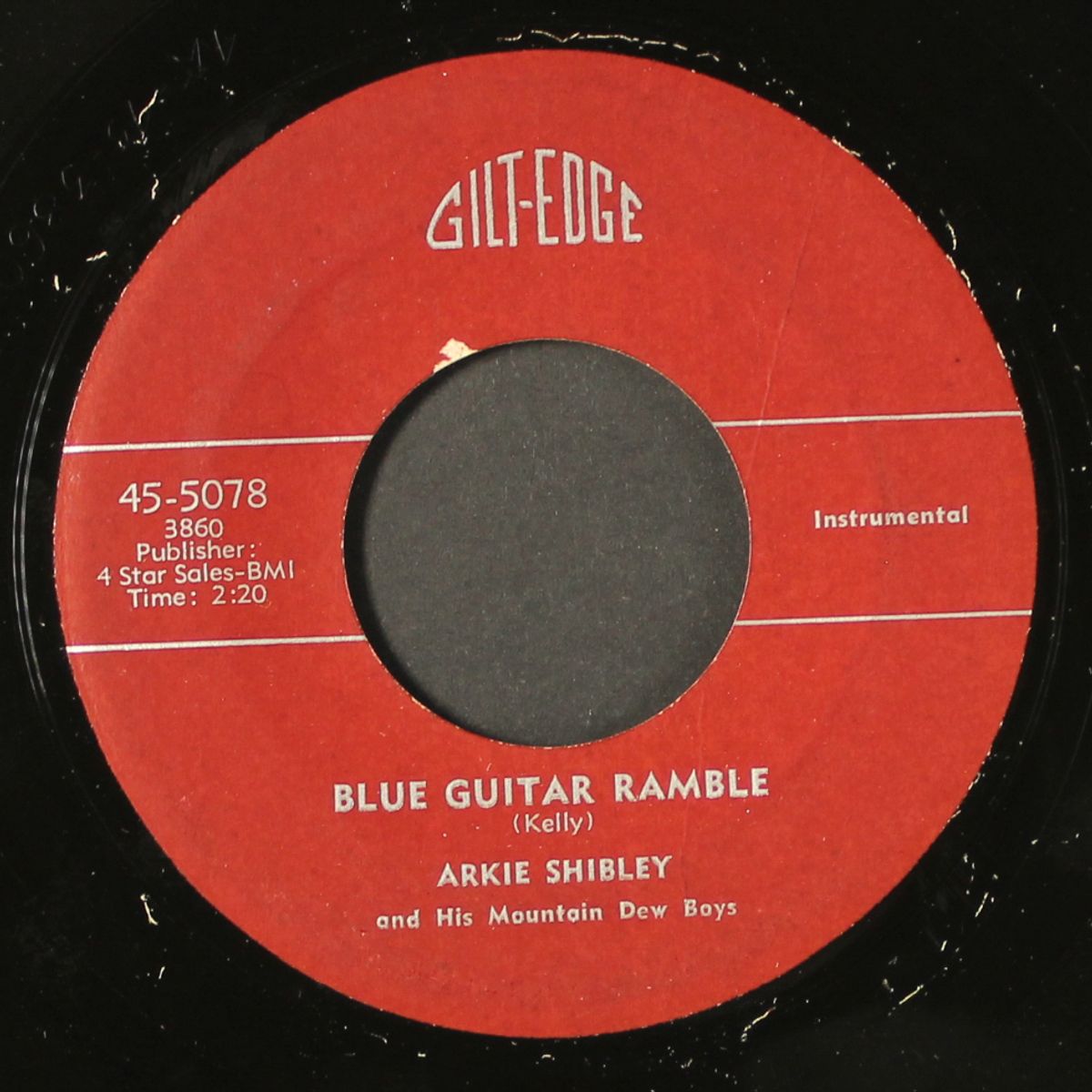 blue guitar ramble / arkies talking blues by ARKIE SHIBLEY