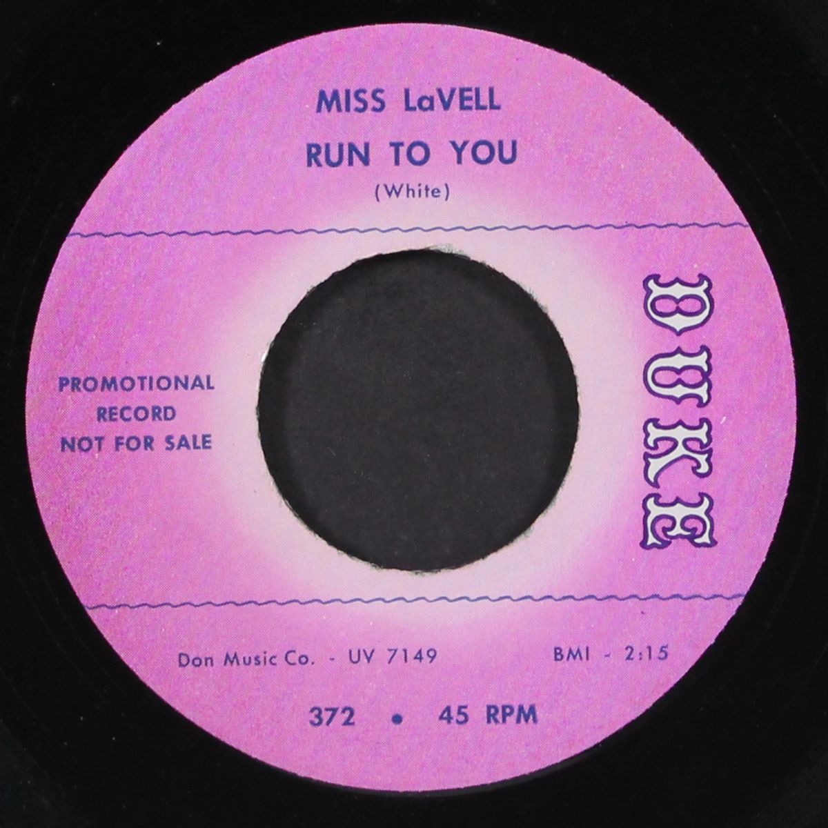 why young men go wild / run to you by MISS LAVELL