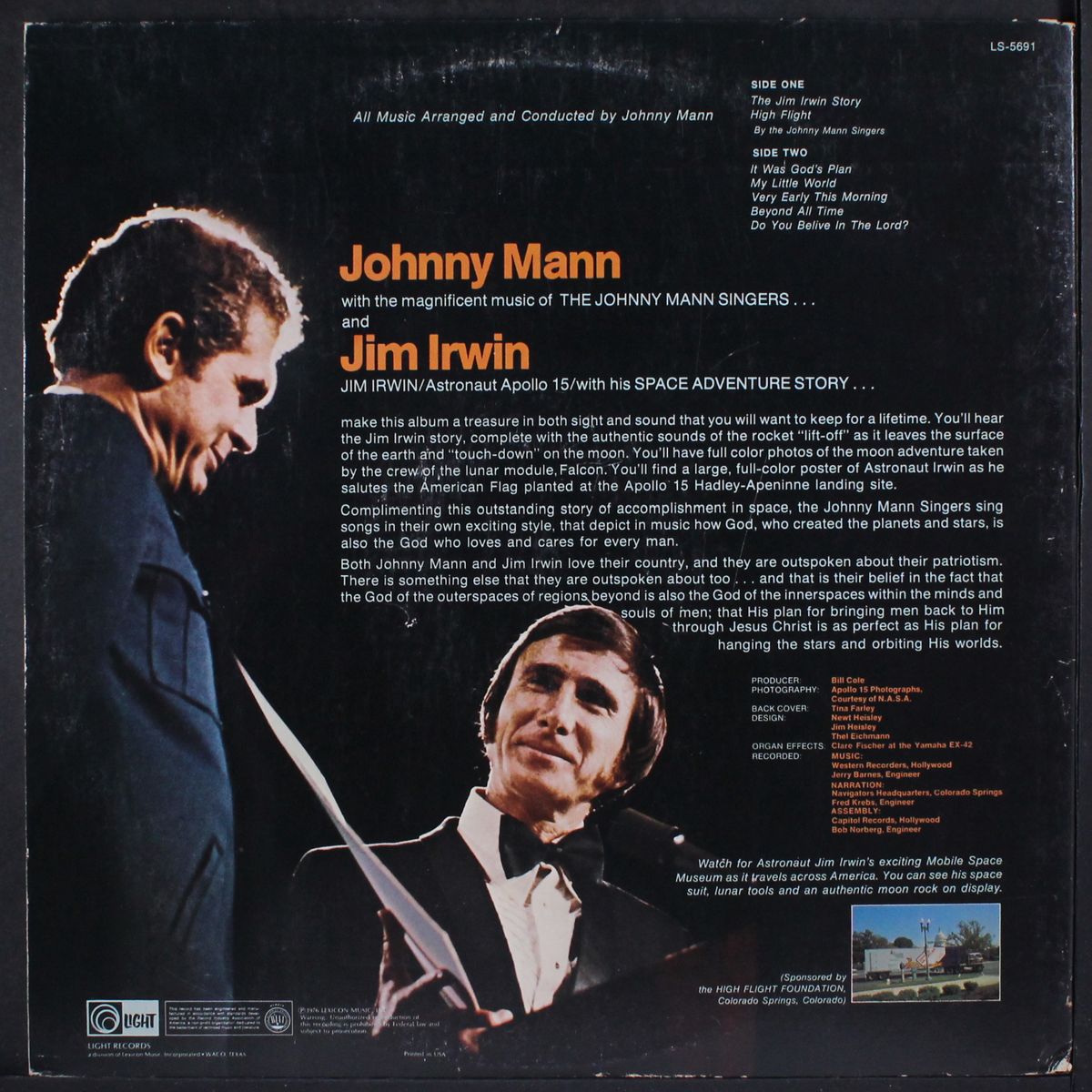 outer space inner space by JOHNNY MANN SINGERS