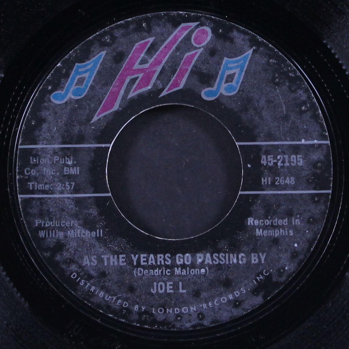 as the years go passing by / please mr. foreman by JOE L