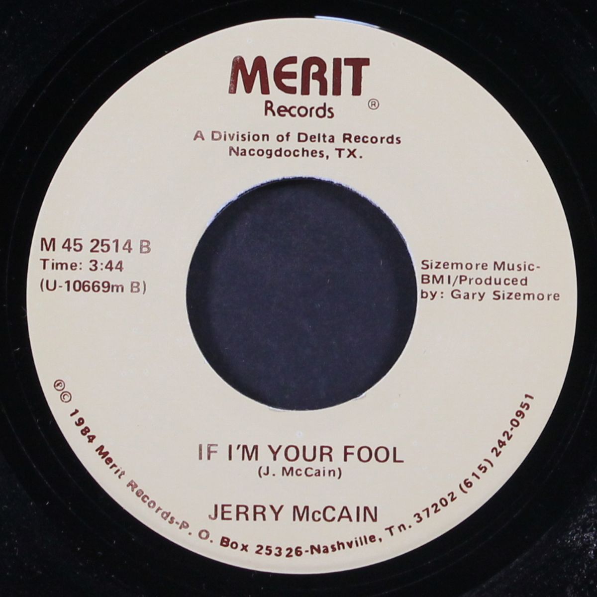 long tall texan / if i'm your fool by JERRY MCCAIN