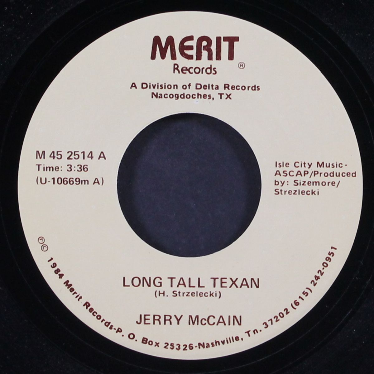 long tall texan / if i'm your fool by JERRY MCCAIN