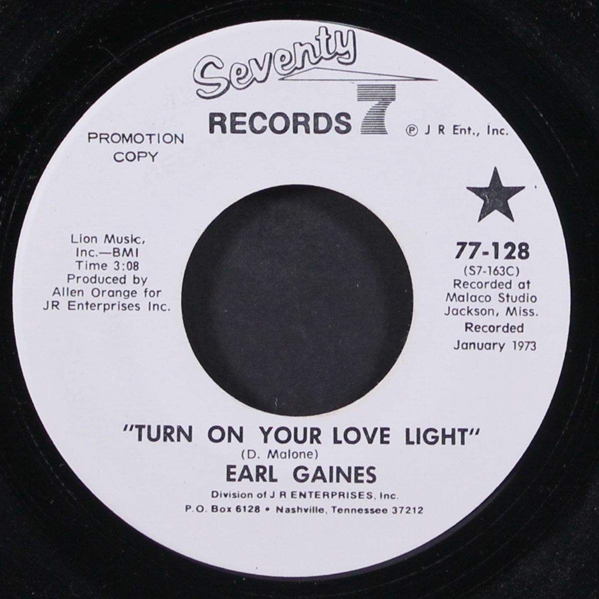 turn on your love light / you're the one by EARL GAINES