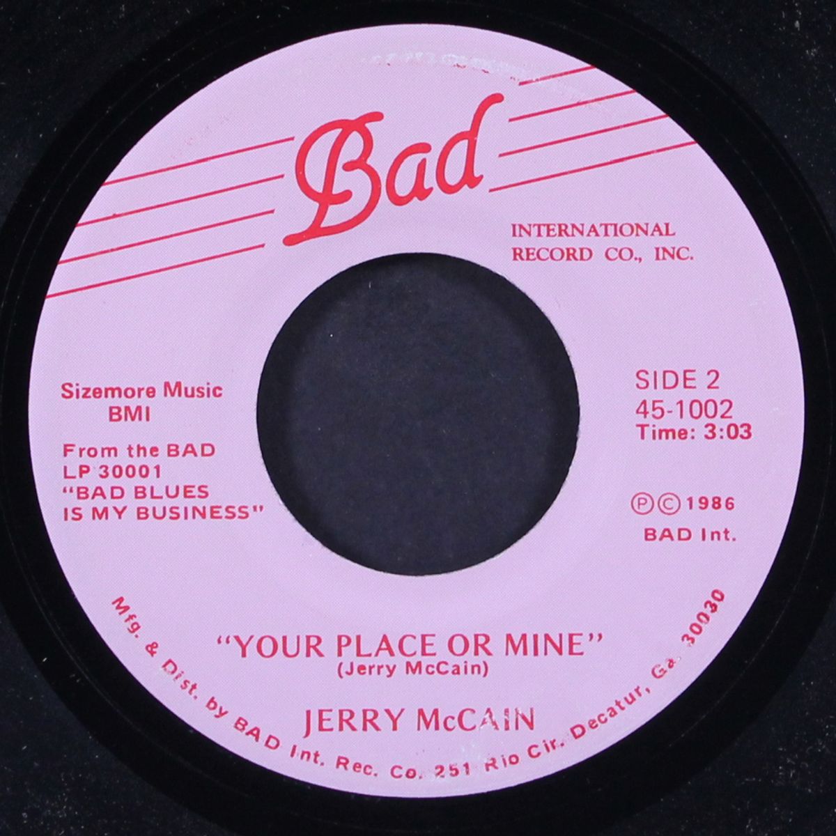 53 year old man / your place or mine by JERRY MCCAIN