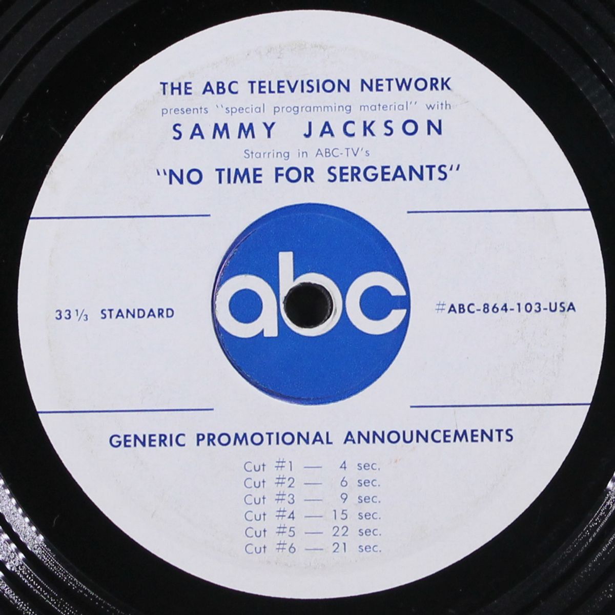 no time for sergeants by SAMMY JACKSON