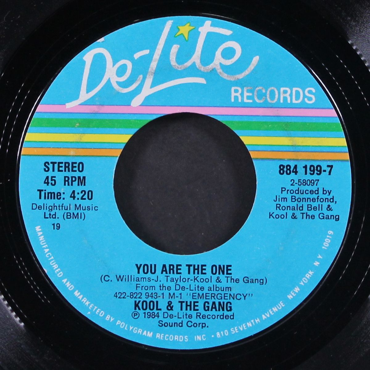 emergency / you are the one by KOOL & THE GANG