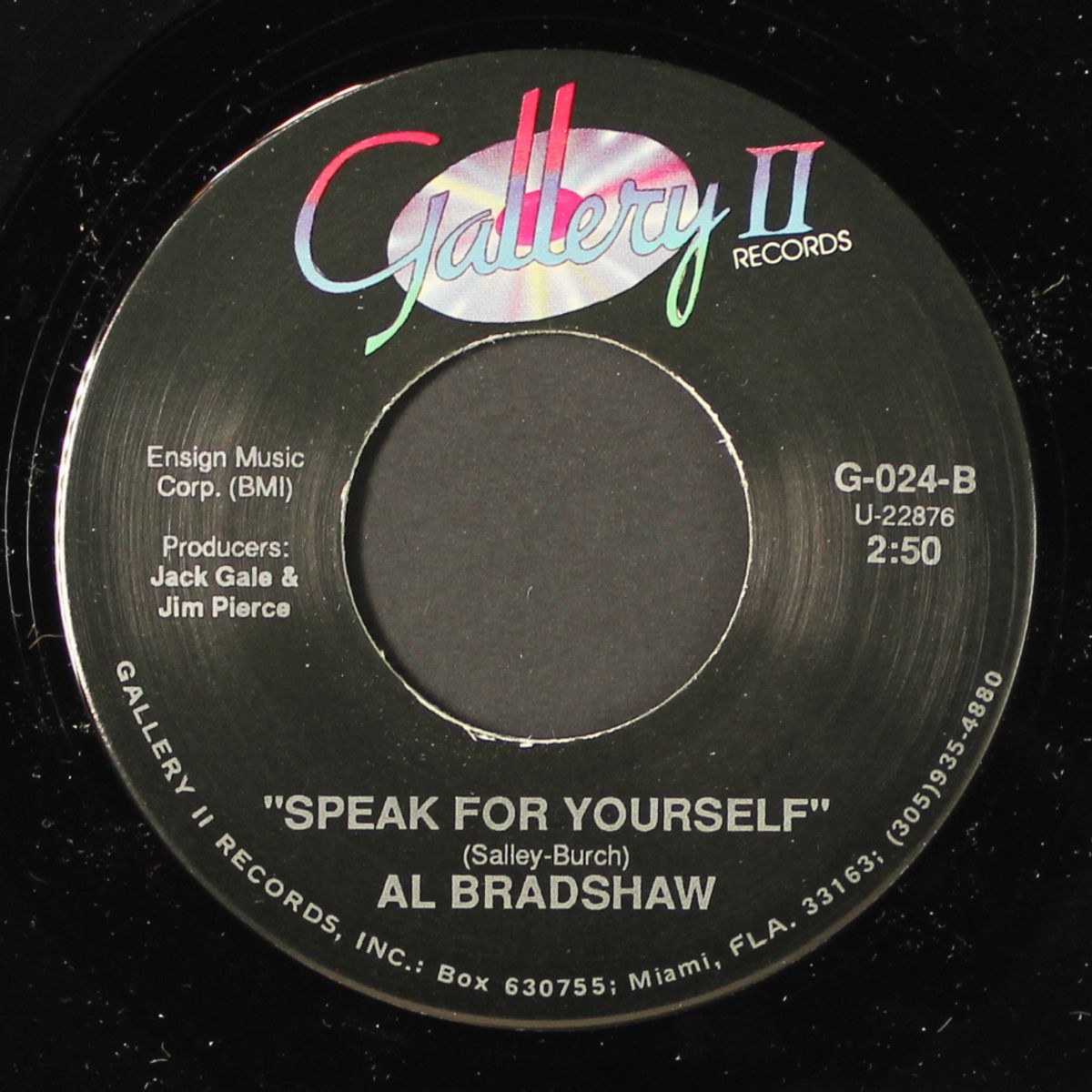 weekend rendezvous / speak for yourself by AL BRADSHAW