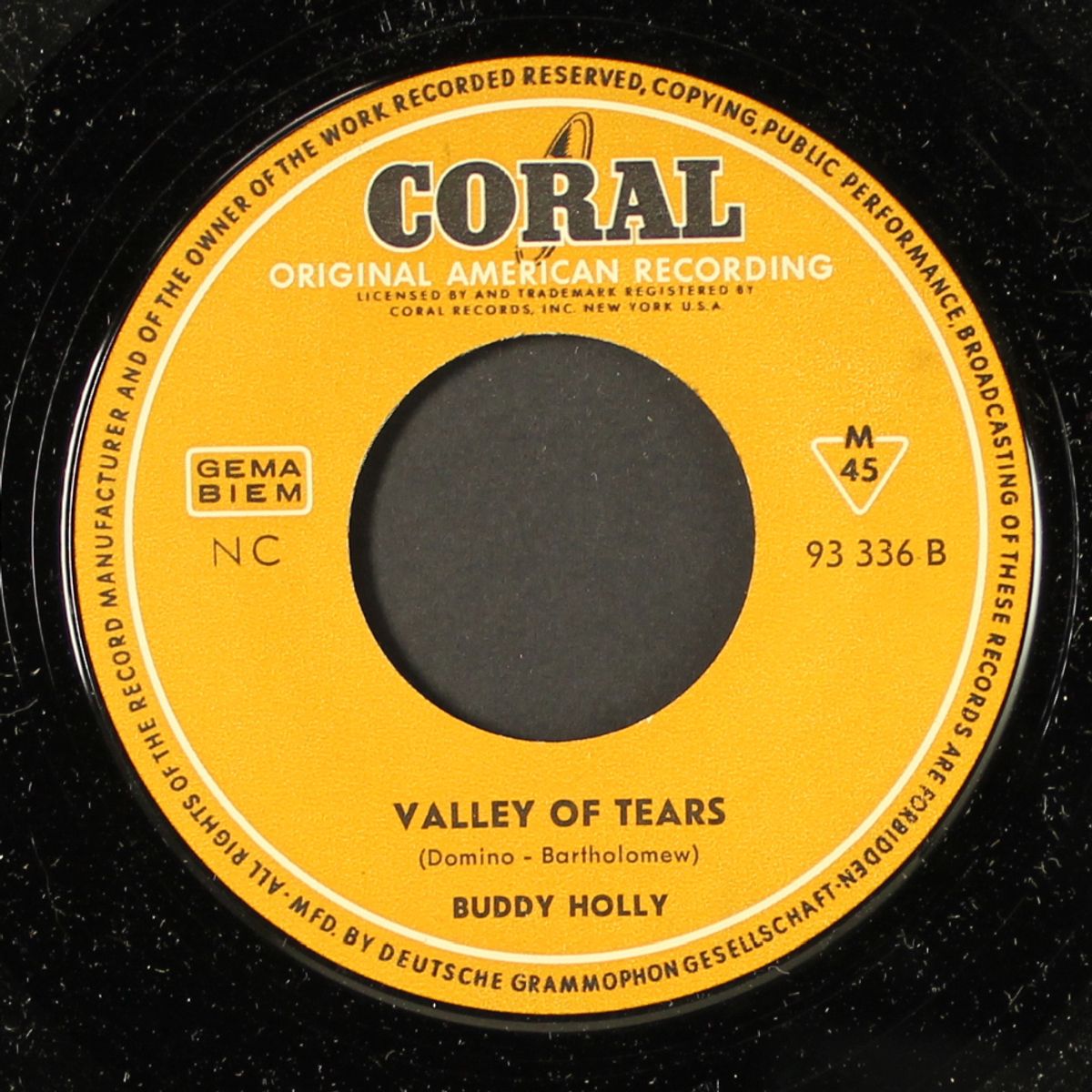 baby i don't care / valley of tears by BUDDY HOLLY