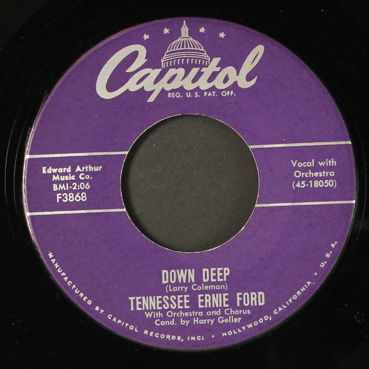 bless your pea pickin' heart / down deep by TENNESSEE ERNIE FORD