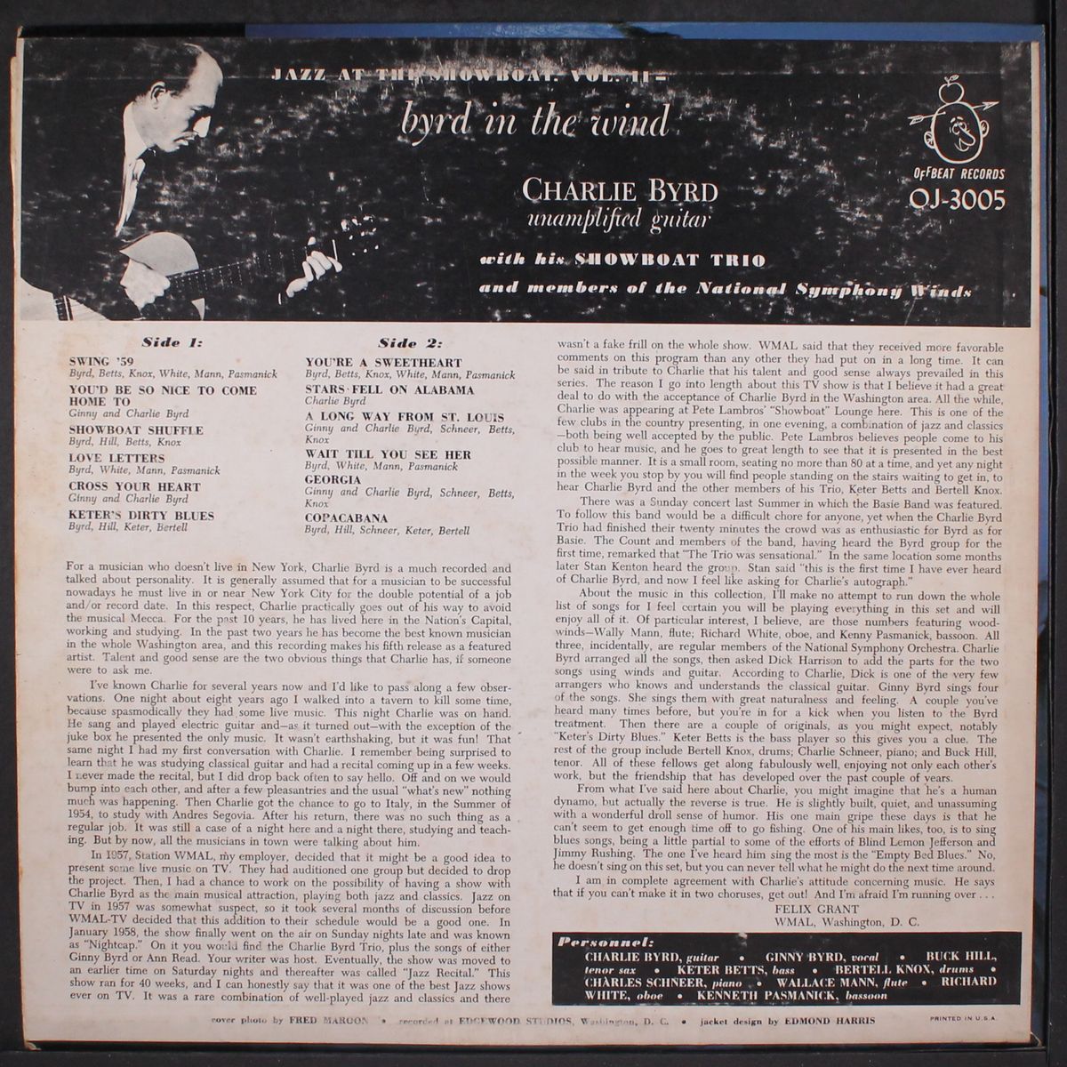 byrd in the wind by CHARLIE BYRD