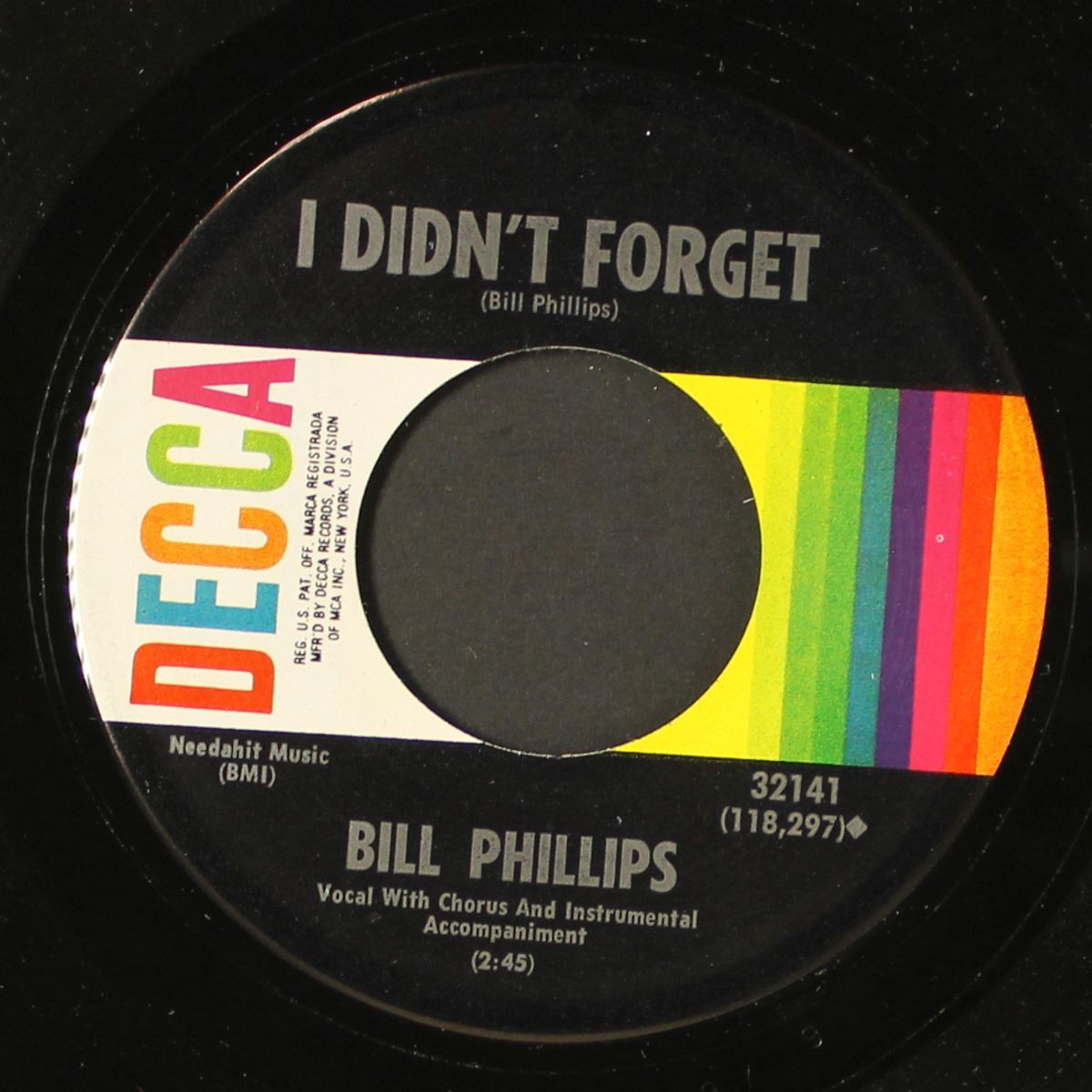 i learn something new everyday / i didn't forget by BILL PHILLIPS