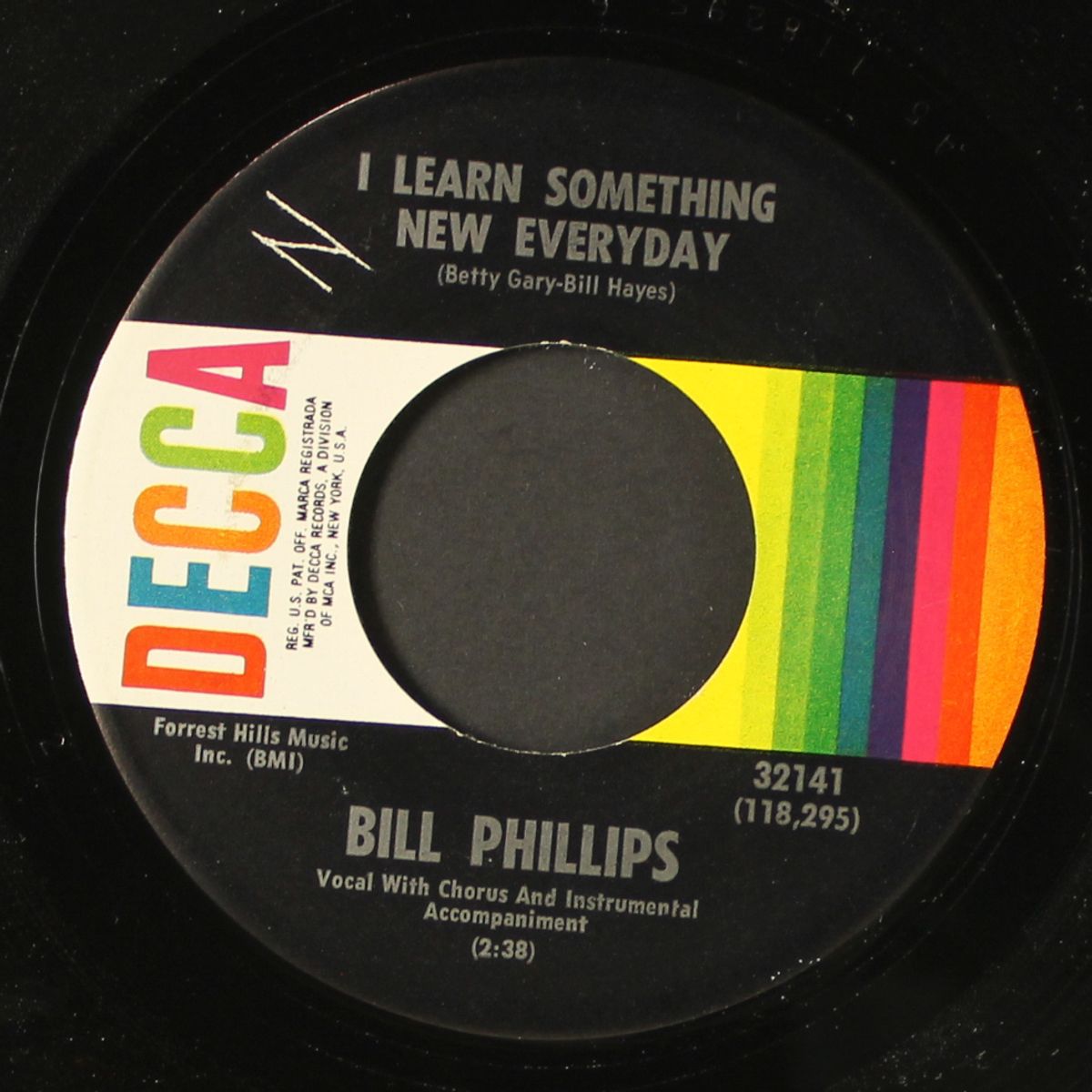 i learn something new everyday / i didn't forget by BILL PHILLIPS