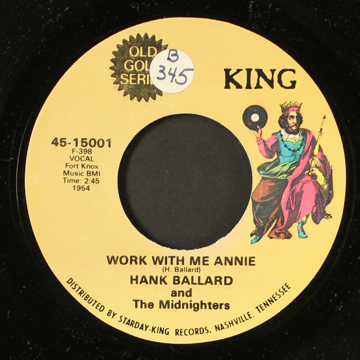 annie had a baby / work with me annie by HANK BALLARD