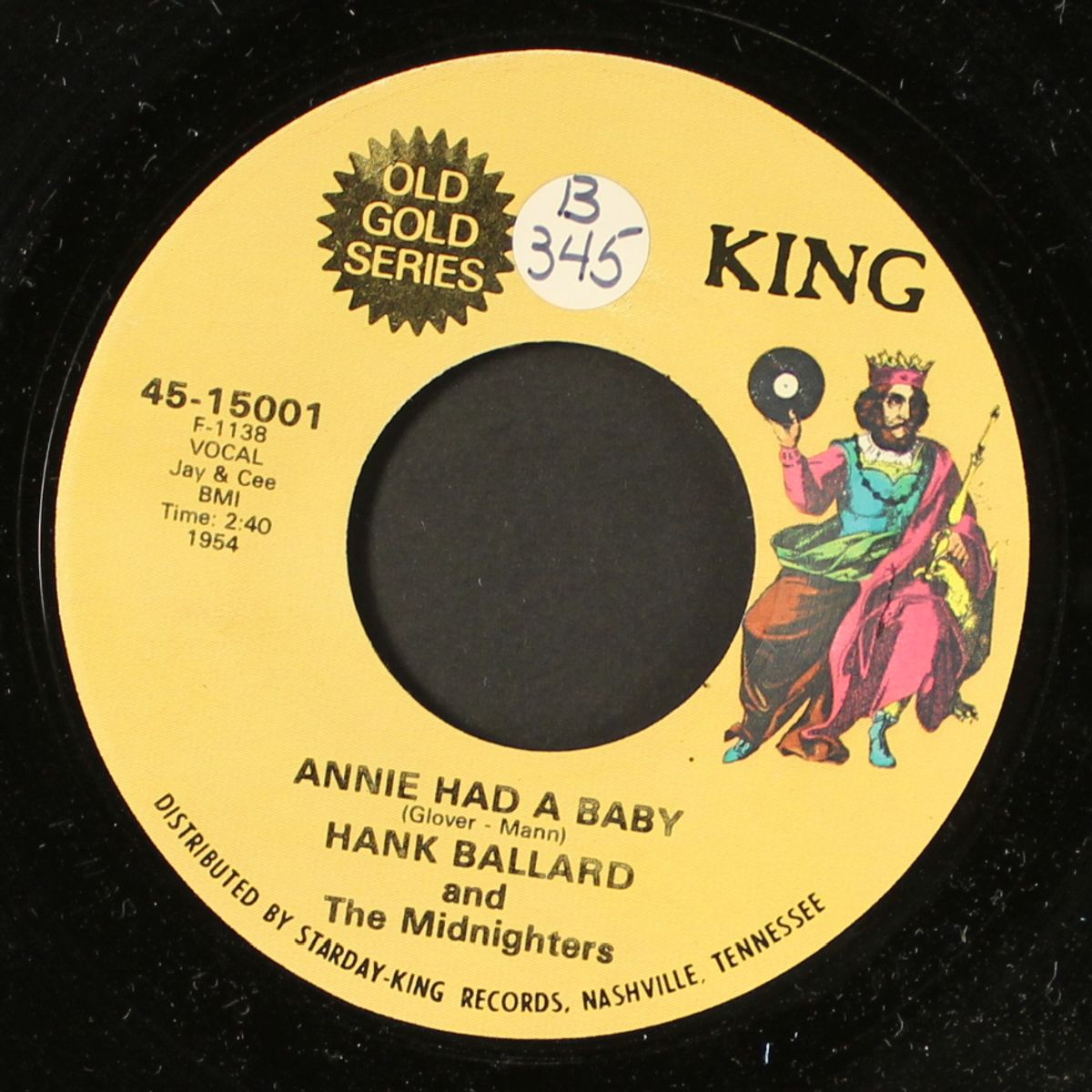 annie had a baby / work with me annie by HANK BALLARD
