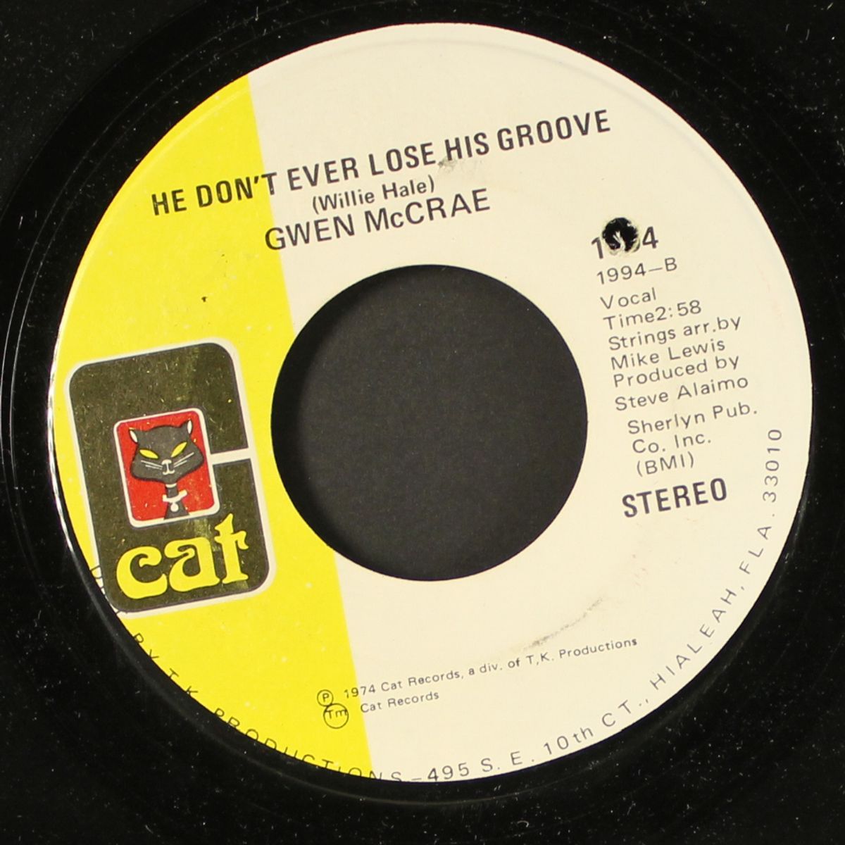 move me baby / he don't ever lose his groove by GWEN MCCRAE