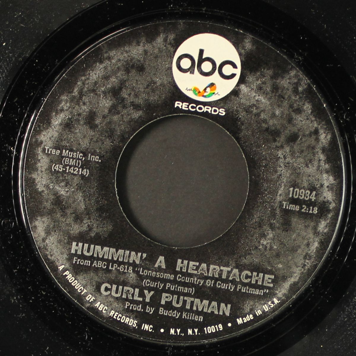 my elusive dreams / hurtin' like a heartache by CURLY PUTMAN