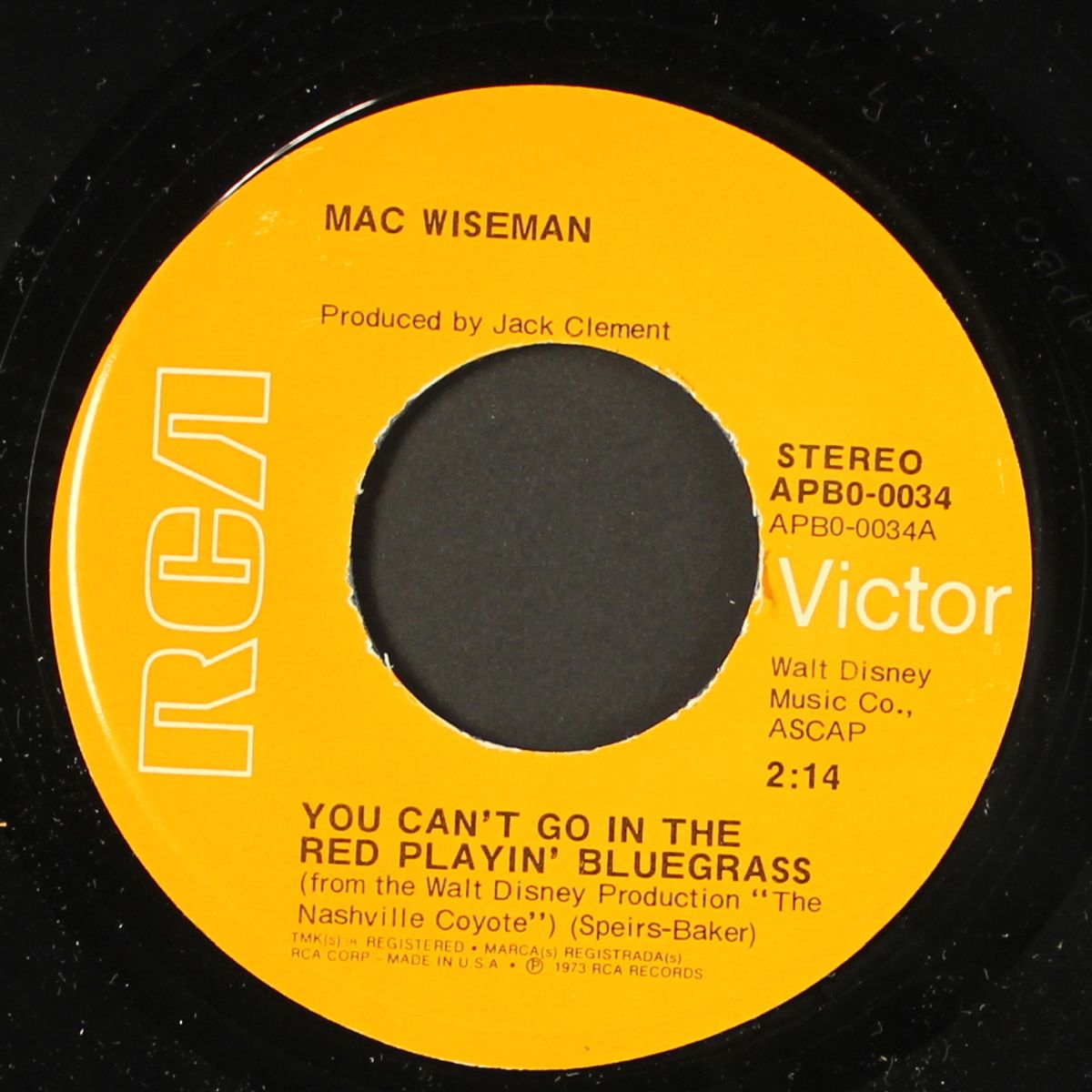 you can't go in the red playin' bluegrass by MAC WISEMAN