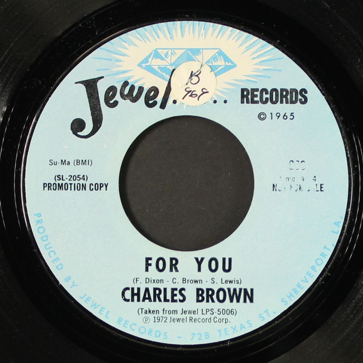 for you / i don't know by CHARLES BROWN