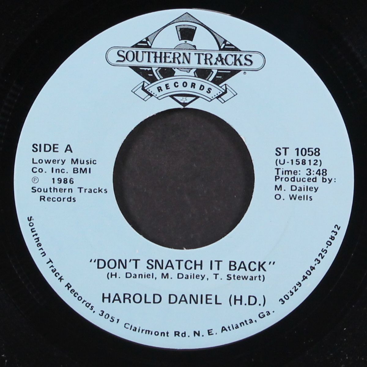 don't snatch it back by HAROLD DANIEL