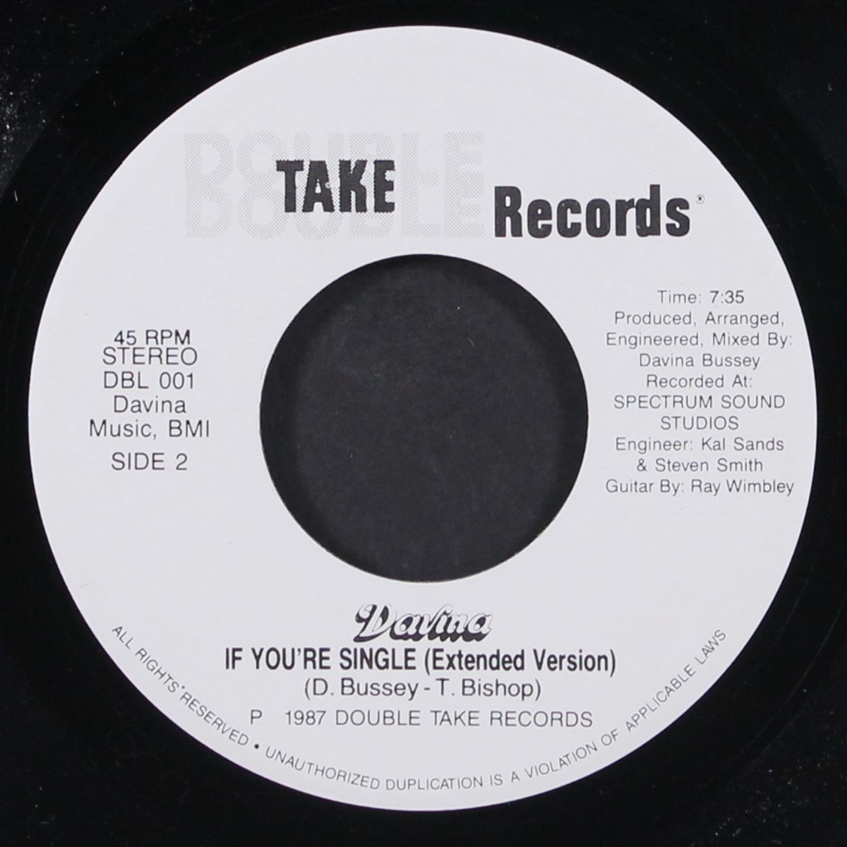 if you're single / extended version by DAVINA