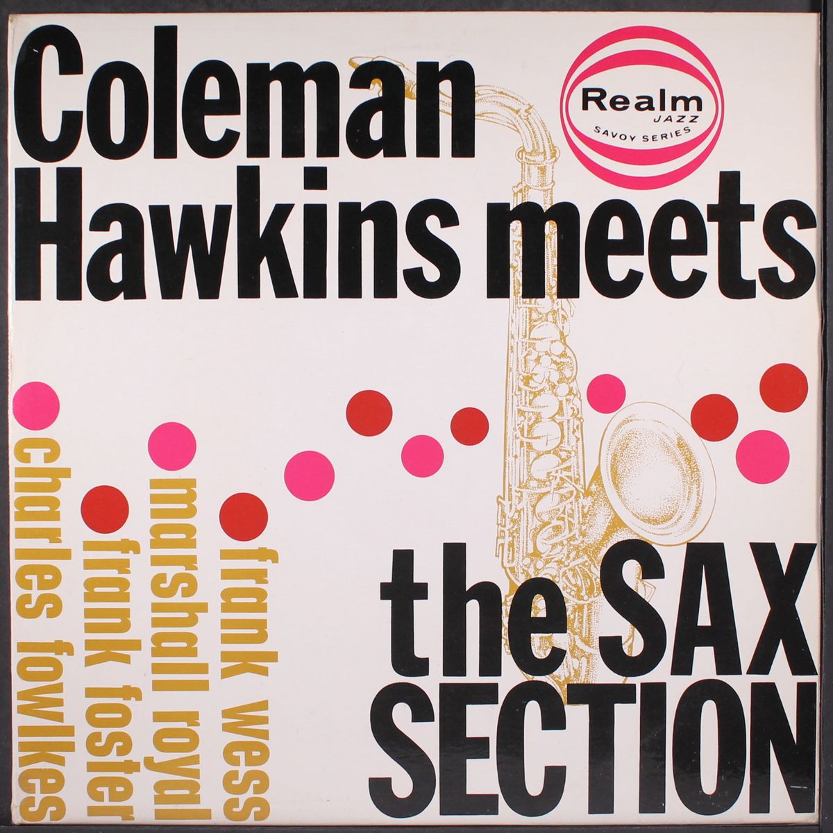 meets the sax section by COLEMAN HAWKINS