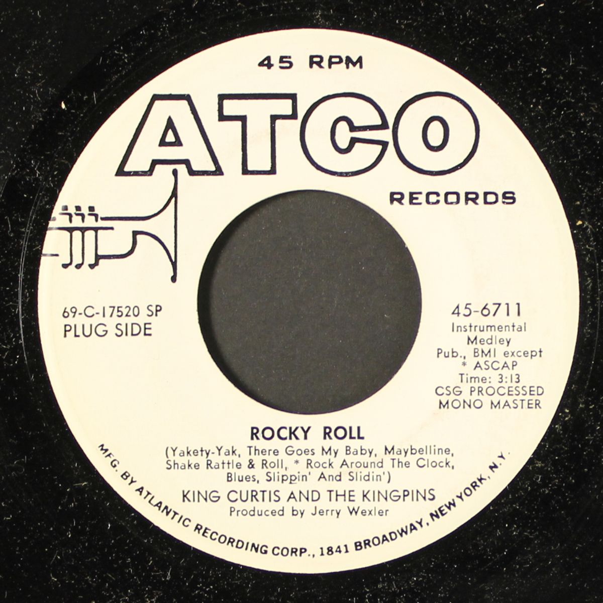 rocky roll / c.c. rider by KING CURTIS