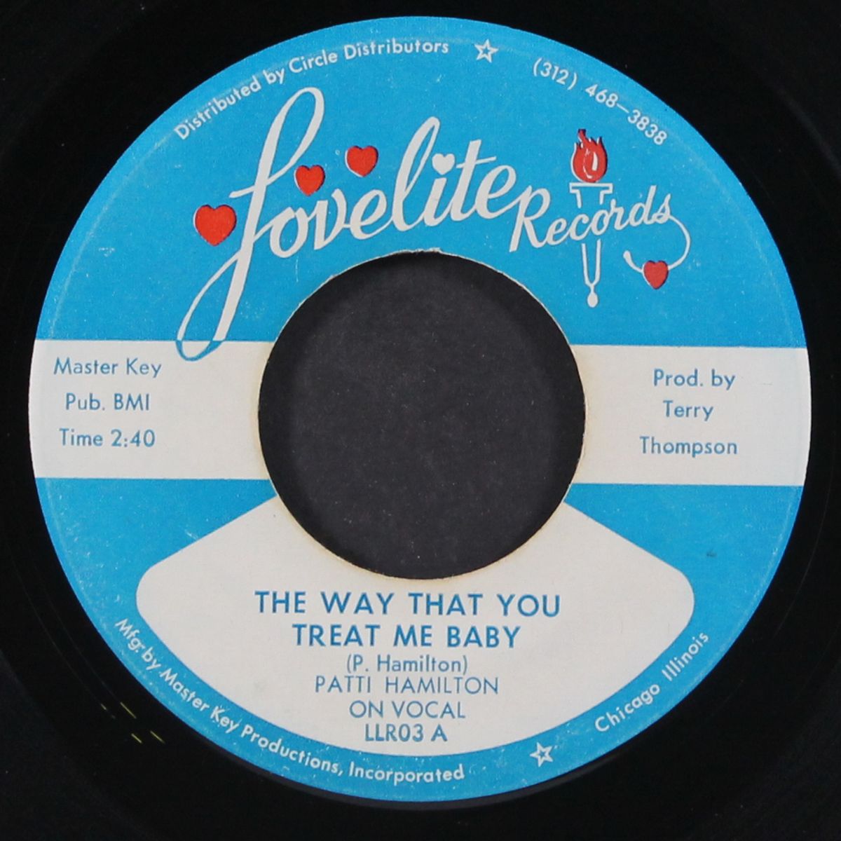 my baby loves me / the way you treat me baby by PATTI HAMILTON