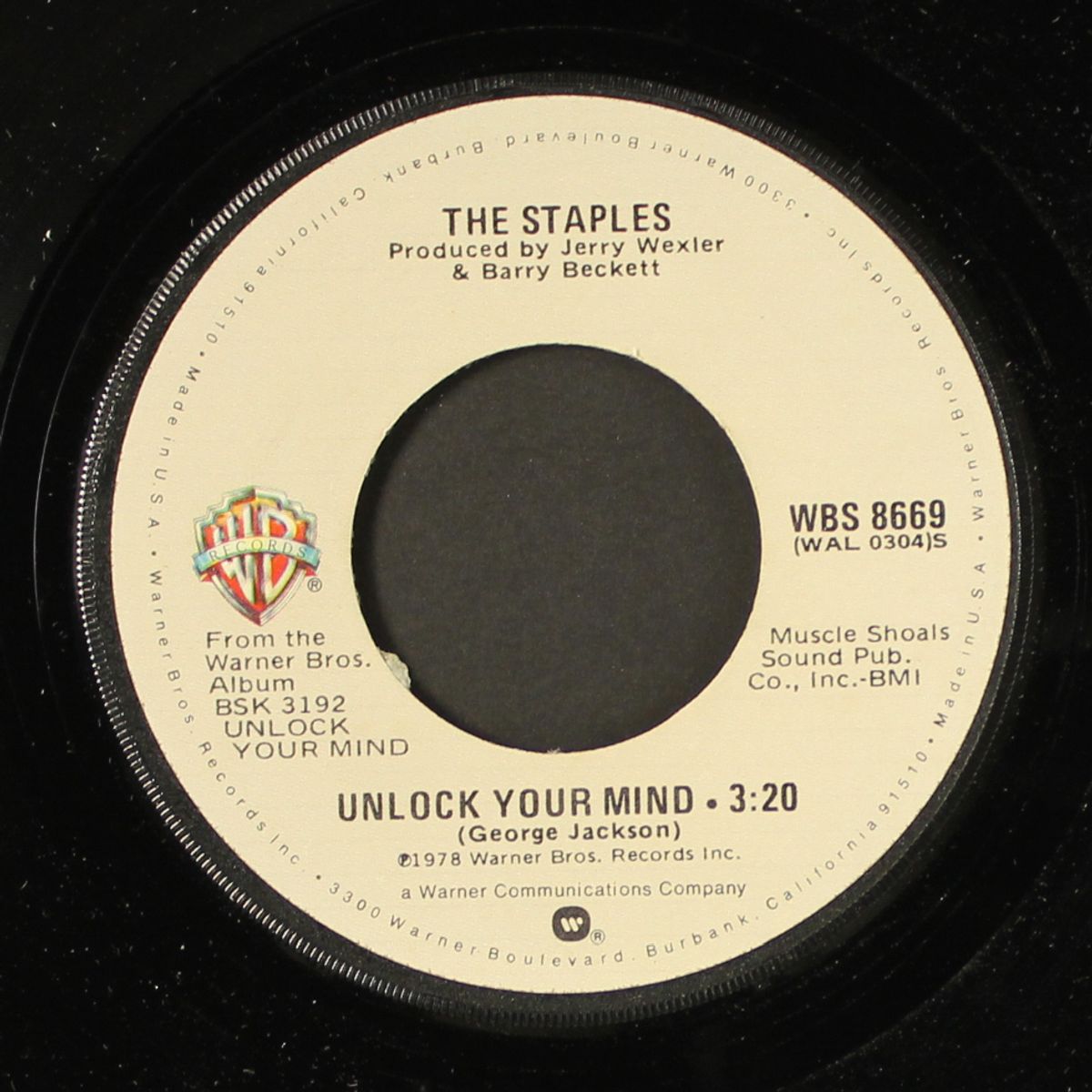 unlock your mind / mystery train by STAPLES