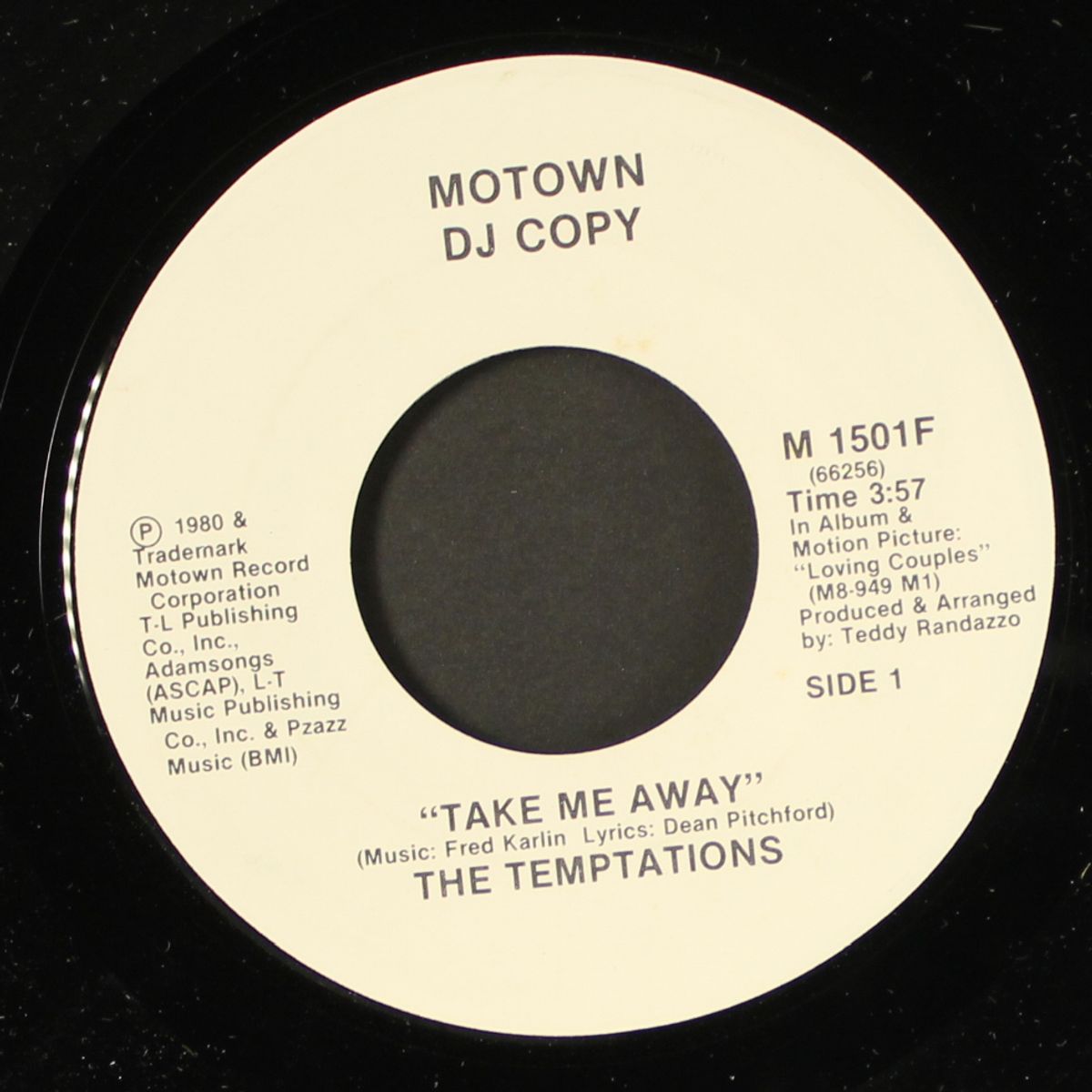 take me away / same by TEMPTATIONS