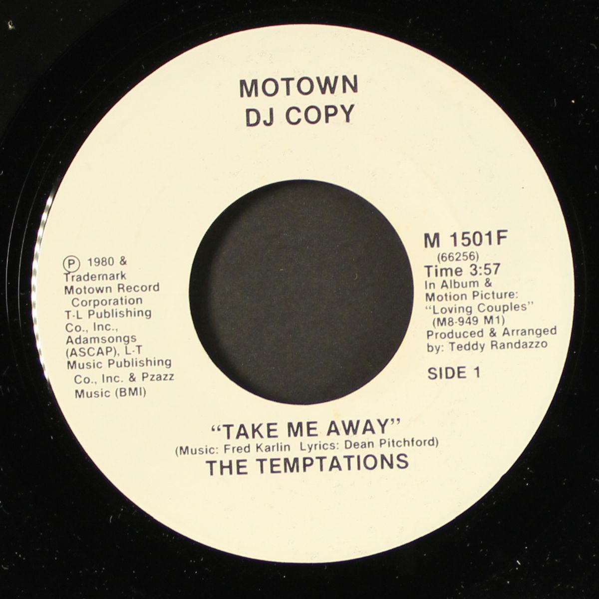 take me away / same by TEMPTATIONS
