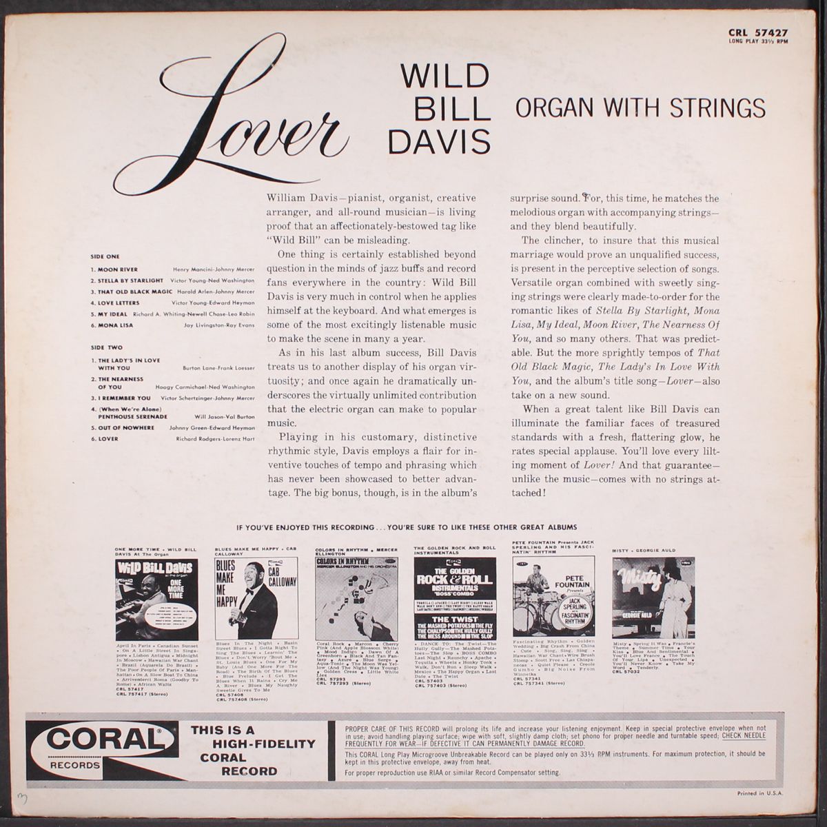 lover by WILD BILL DAVIS