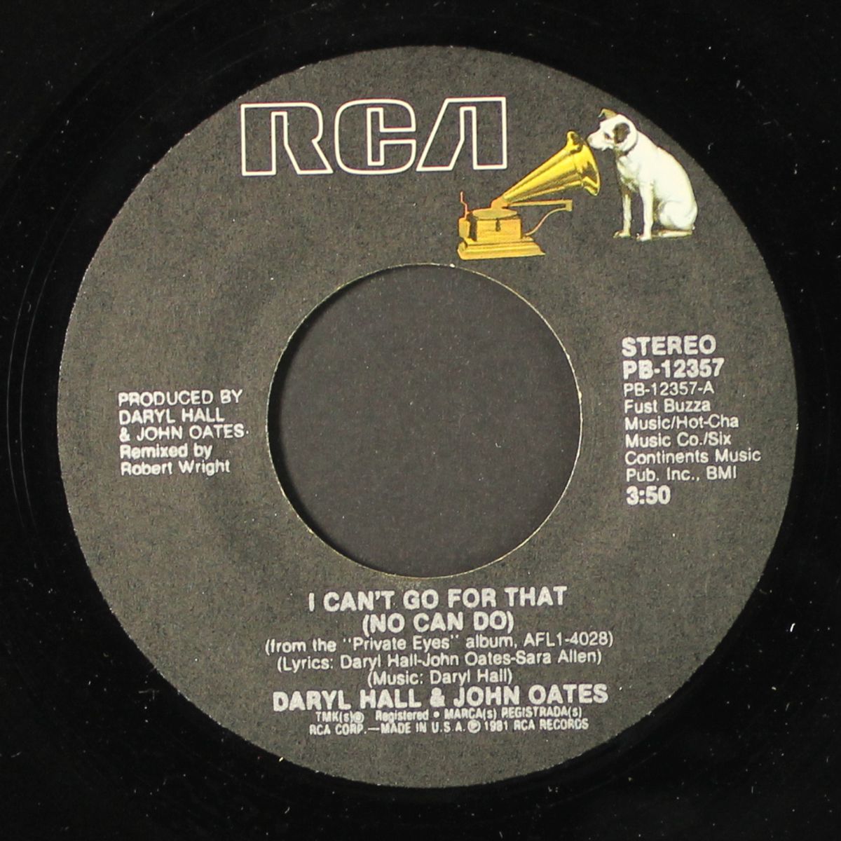 i can't go for that / unguarded minute by DARYL HALL & JOHN OATES