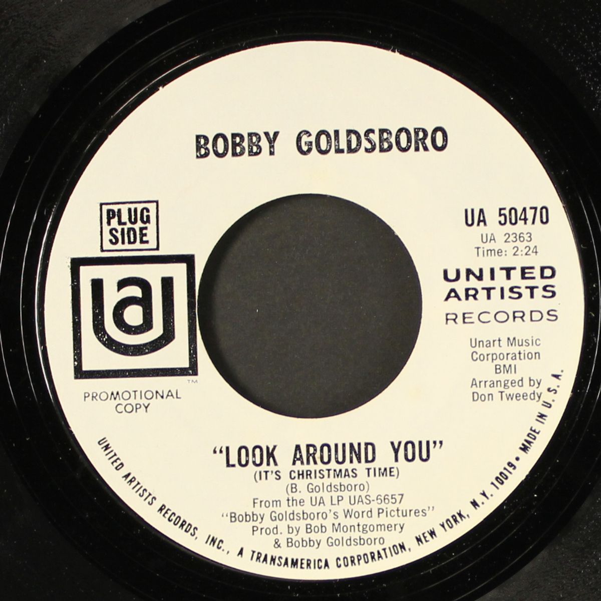 look around you (it's christmas time) / a christmas wish by BOBBY GOLDSBORO