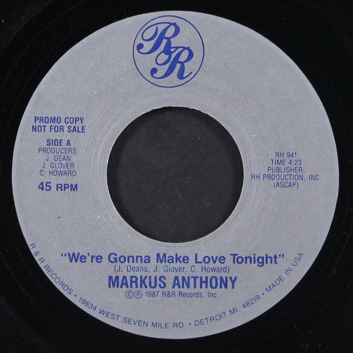 we're gonna make love tonight / same by MARKUS ANTHONY