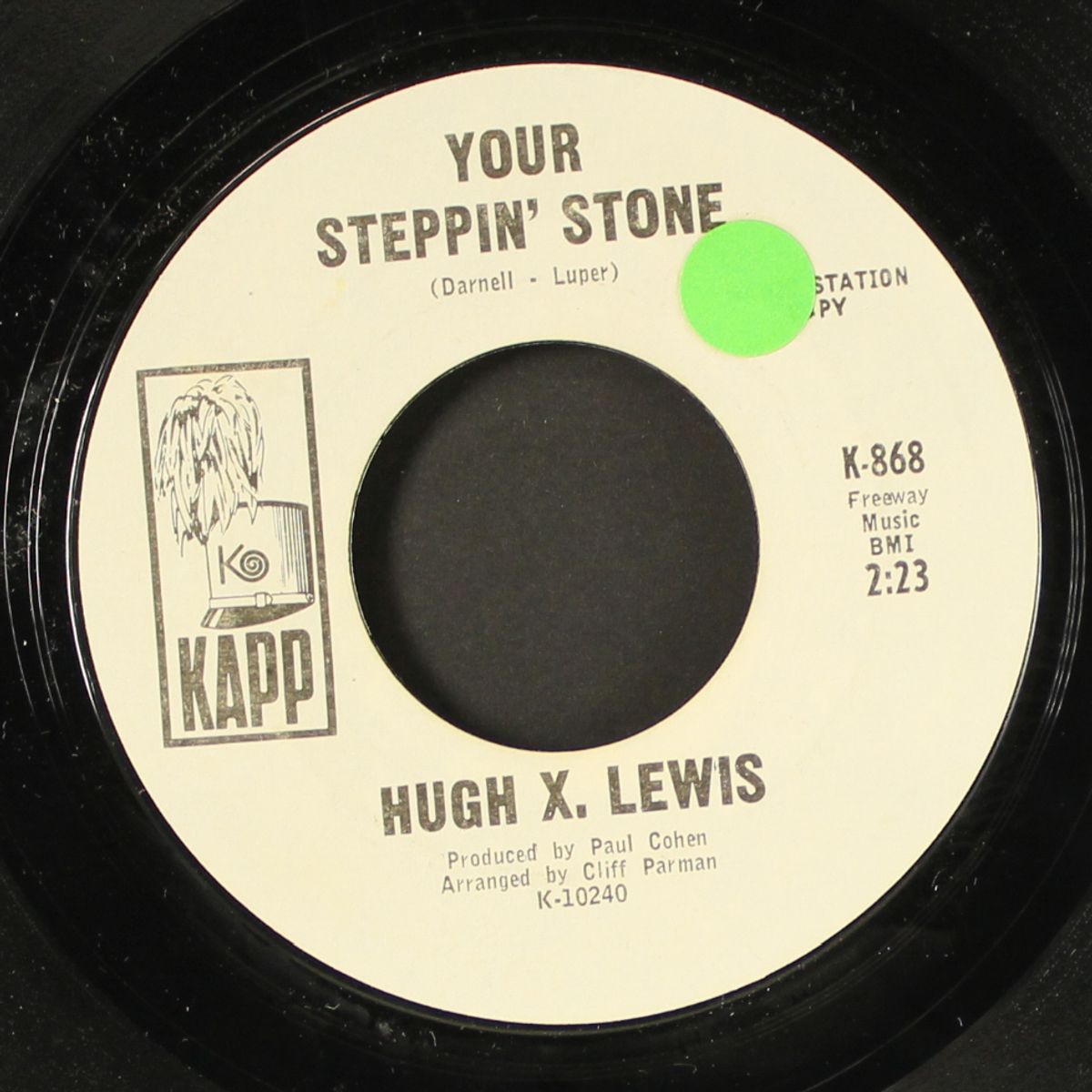 wrong side of the world / your steppin' stone by HUGH X. LEWIS