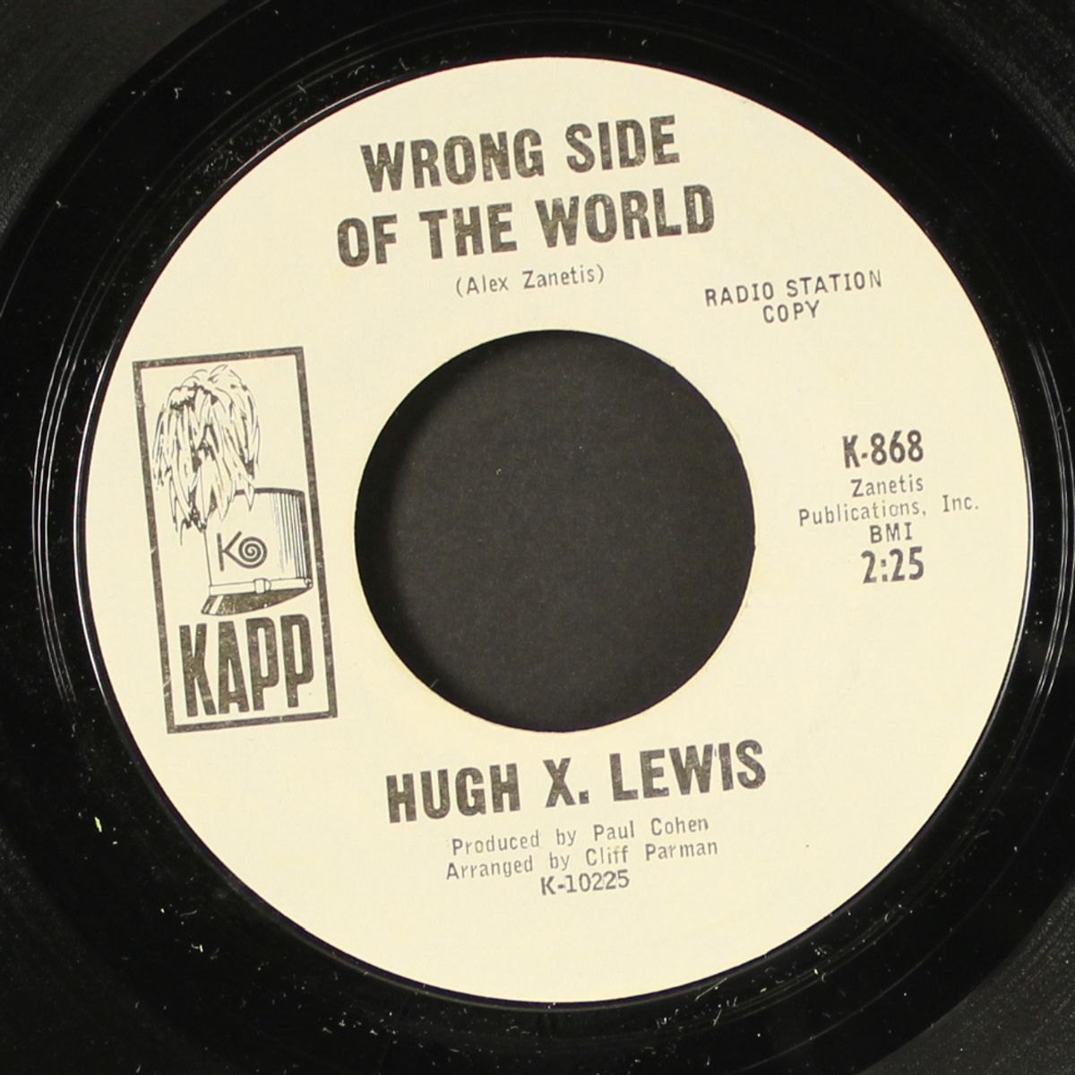 wrong side of the world / your steppin' stone by HUGH X. LEWIS