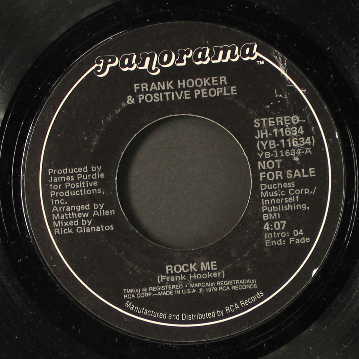 rock me / mono by FRANK HOOKER & POSITIVE PEOPLE