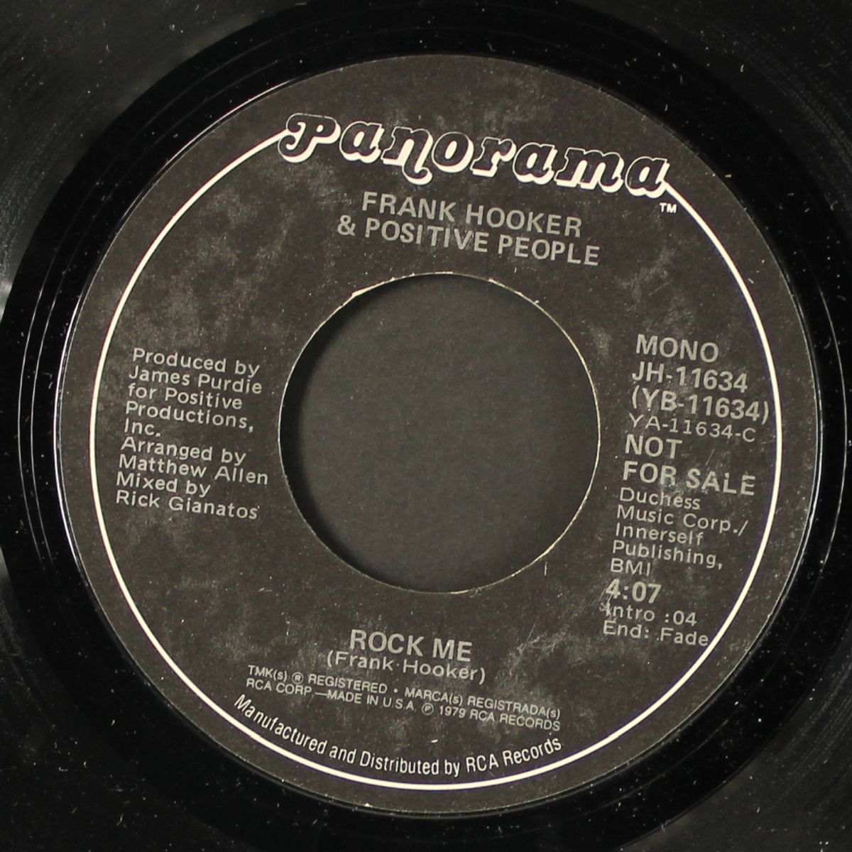 rock me / mono by FRANK HOOKER & POSITIVE PEOPLE