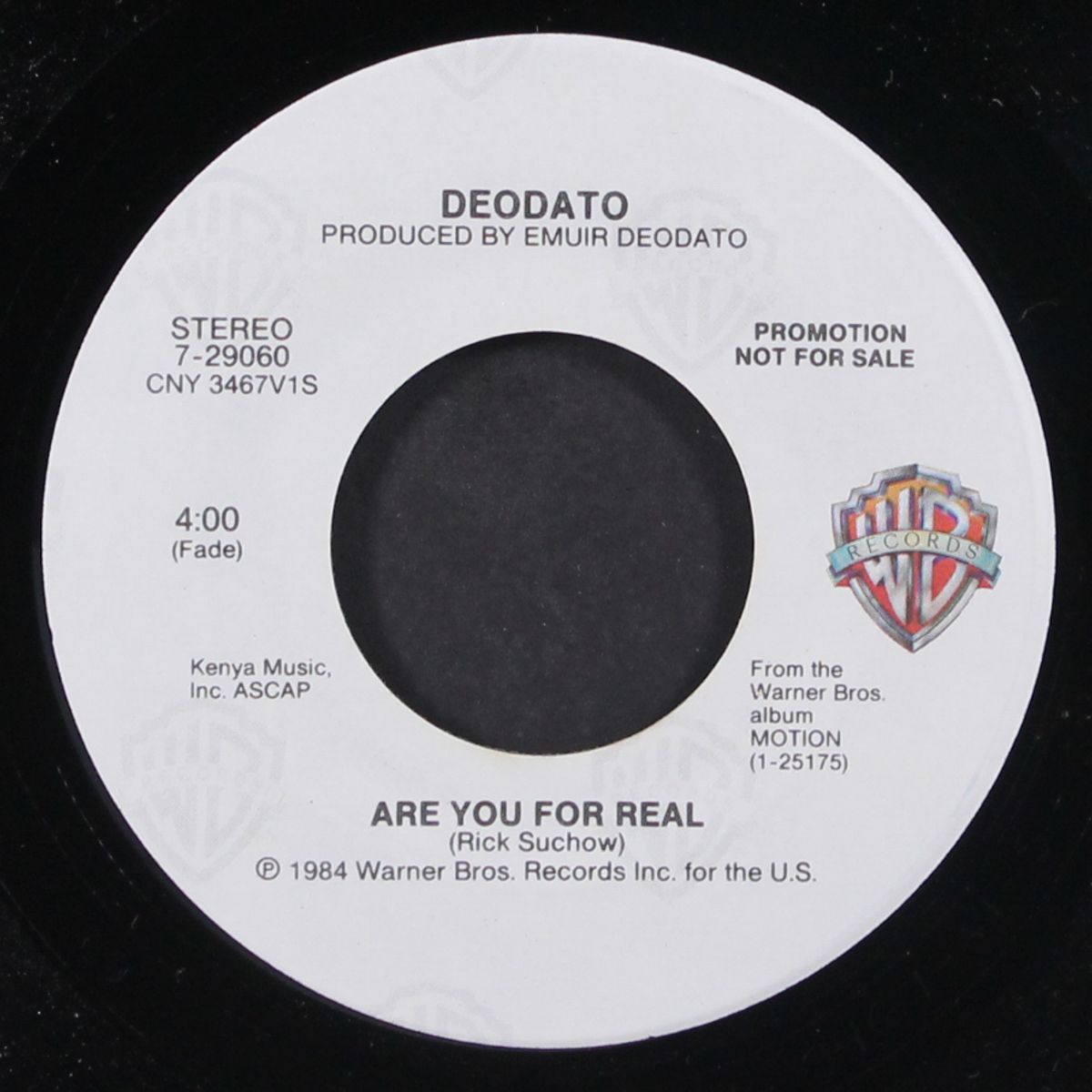 are you for real / same by DEODATO