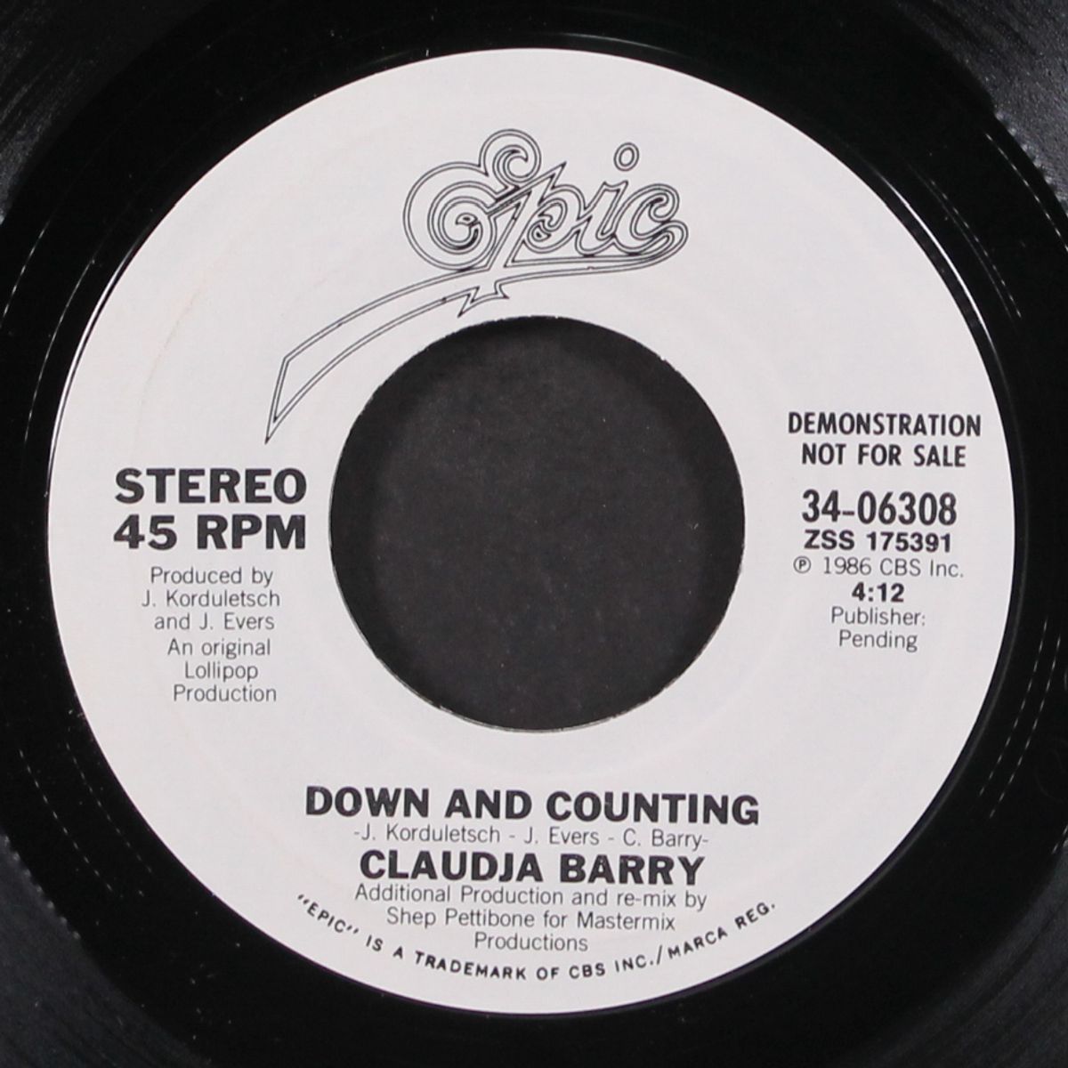 down and counting / same by CLAUDJA BARRY