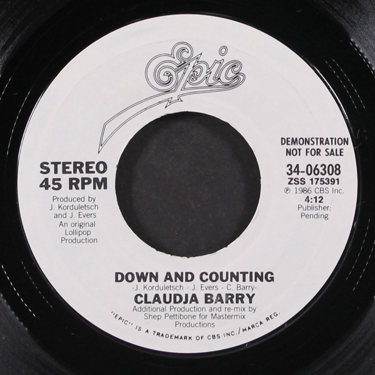 down and counting / same by CLAUDJA BARRY