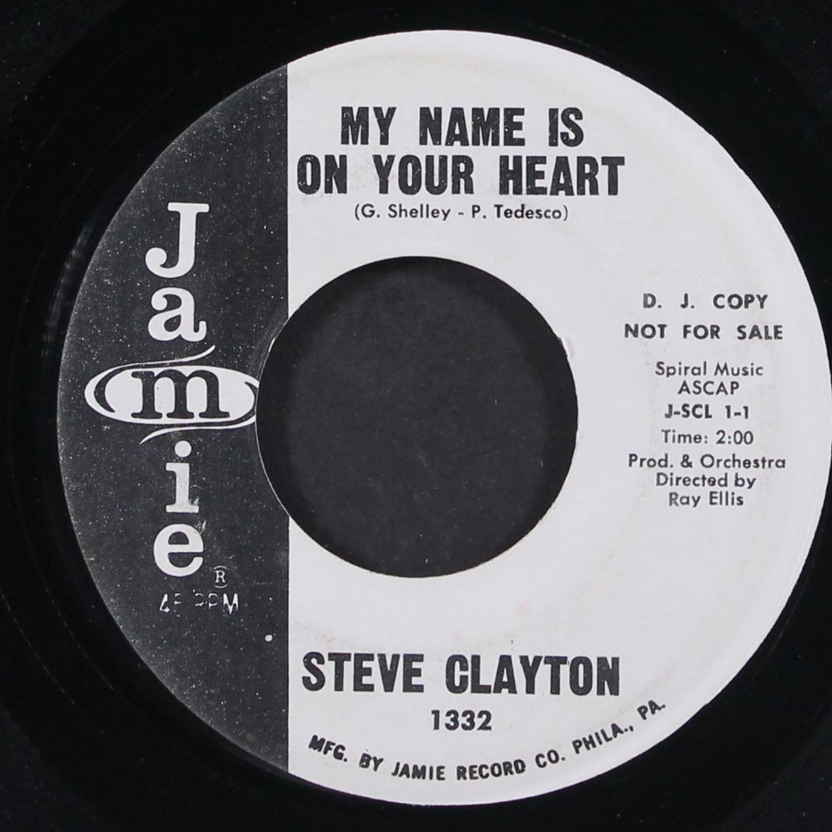 are you willing to take a chance / my name is on your heart by STEVE CLAYTON