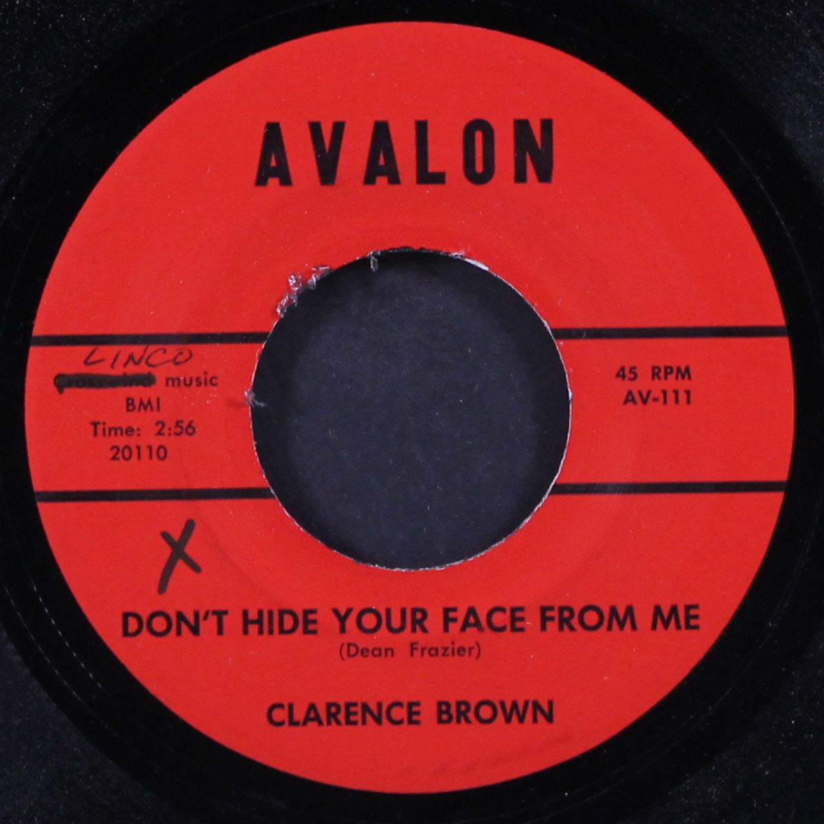 don't hide your face from me by CLARENCE BROWN
