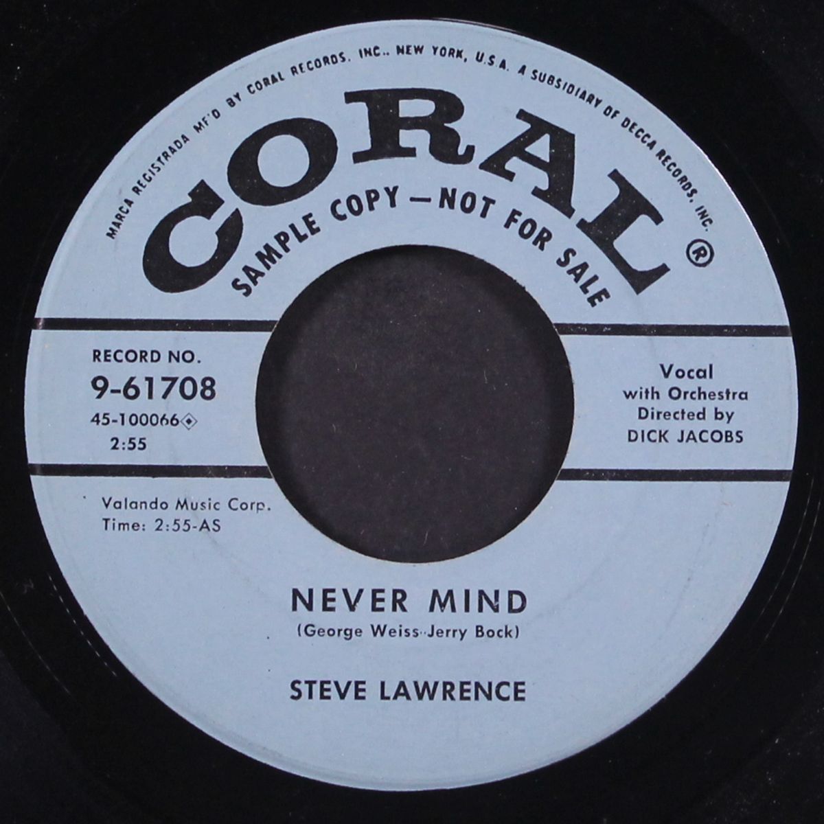 if you would say you're mine by STEVE LAWRENCE