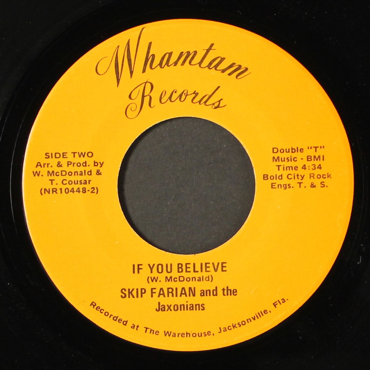 dollar got a blow / if you believe by SKIP FARIAN & JAXONIANS
