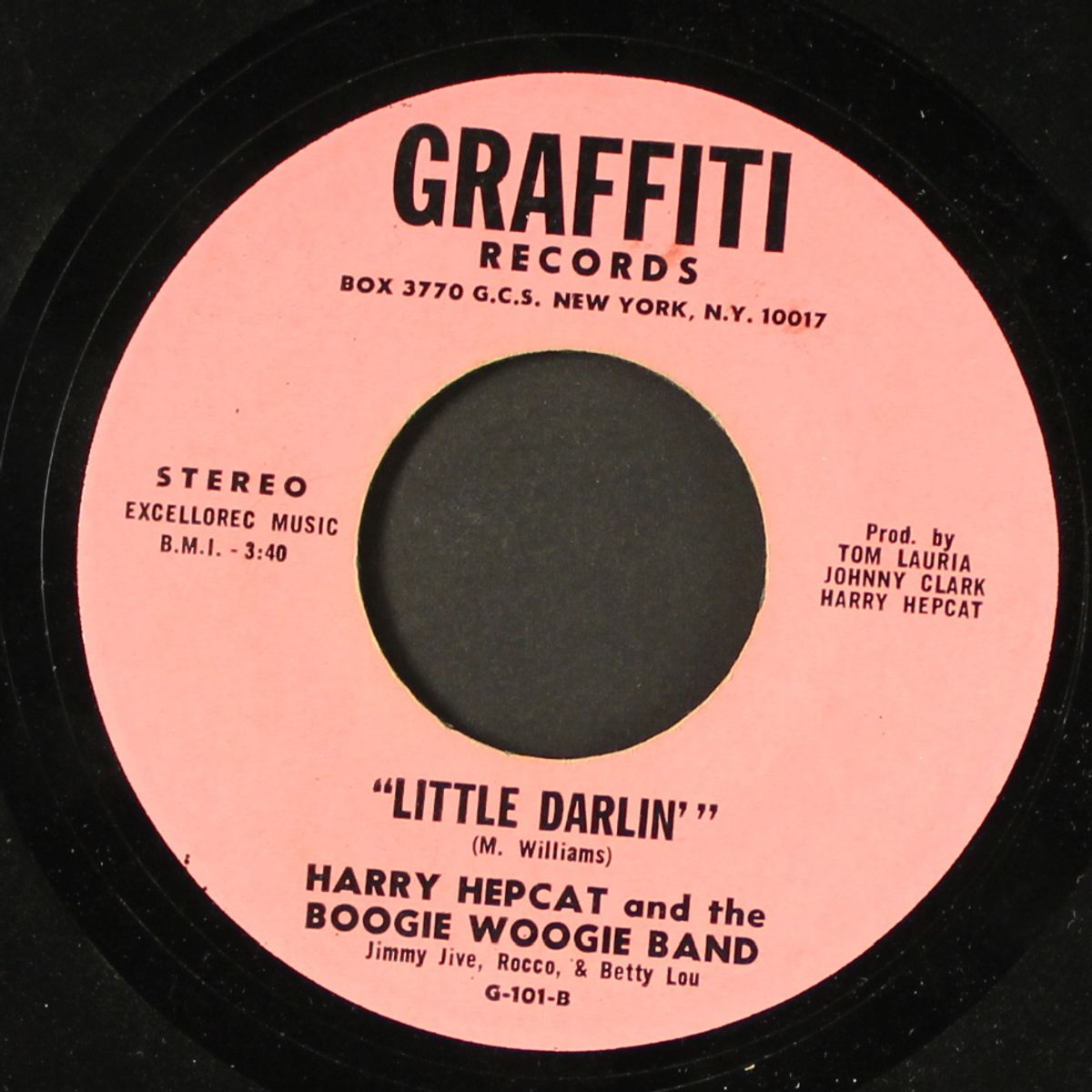 little darlin' / streakin' u.s.a. by HARRY HEPCAT & BOOGIE WOOGIE BAND