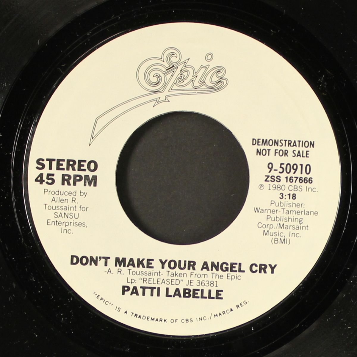 don't make your angel cry / same by PATTI LABELLE