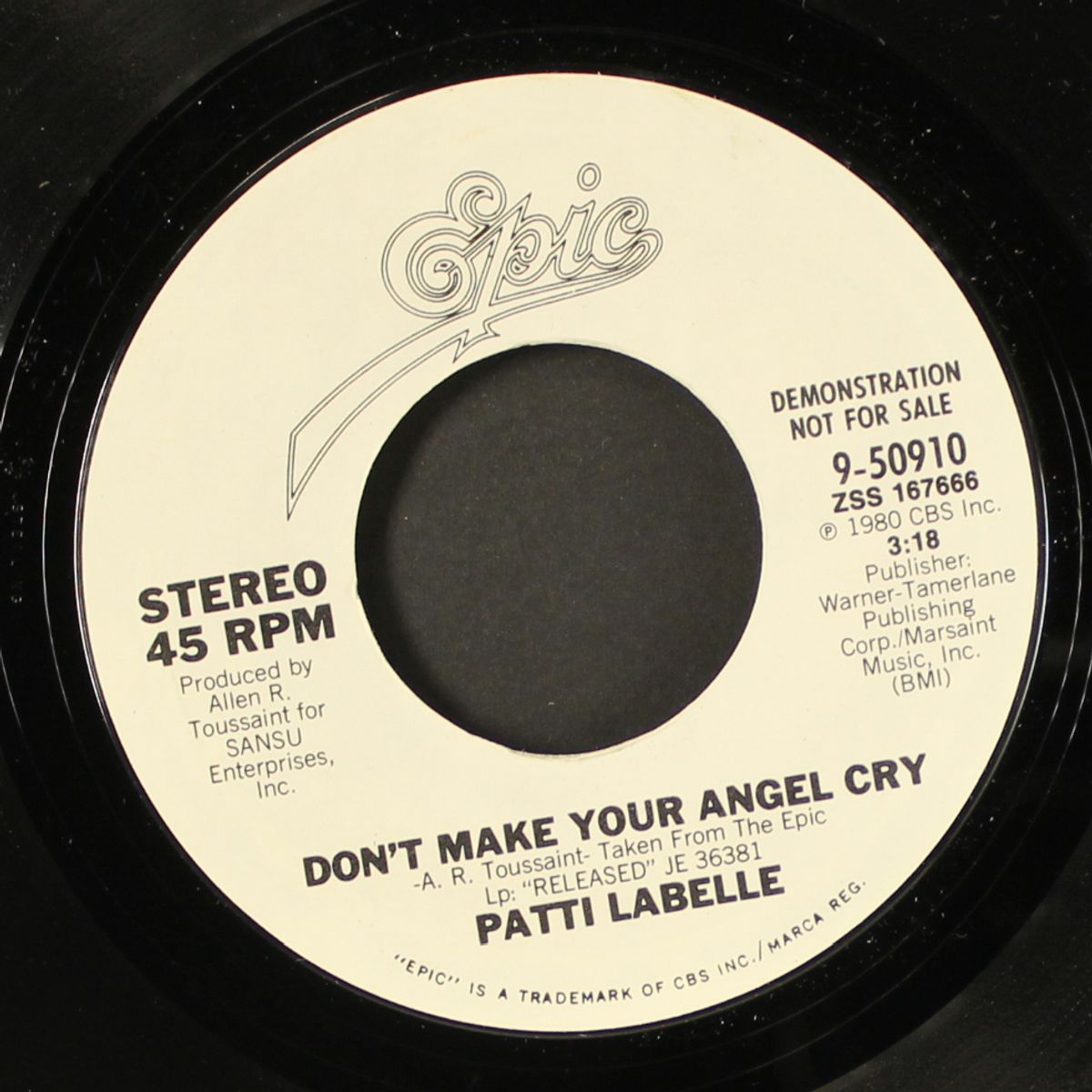 don't make your angel cry / same by PATTI LABELLE